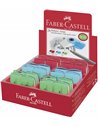 Radiera creion Faber-Castell Sleeve mini, Culori transparente asortate