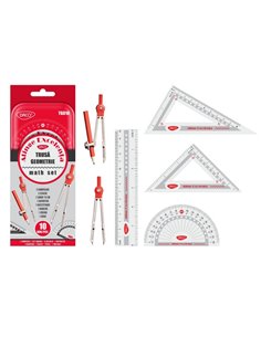 TG010,Trusa geometrie metalica DACO TG010 Atinge Excelenta, 10 piese
