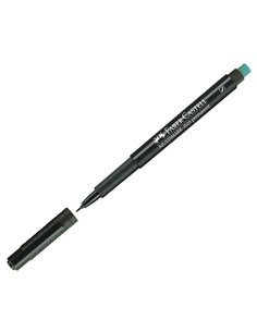 Marker permanent S Multimark Faber-Castell FC152399, Negru 2
