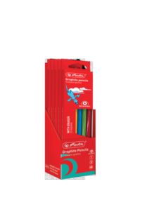 9498580,Creion grafit cu radiera hb hexagonal 2.2mm set12 2