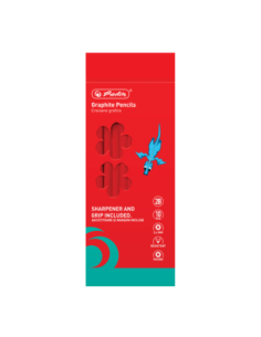 9498590,Creion grafit 2b rotund 2.4mm corp rosu set10+manson/ascutitoare