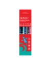 9498400,Creion grafit hb zile saptamana rotund corp colorat 2.2mm set7