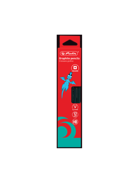 9498570,Creion grafit hb patrat 2.2mm set12
