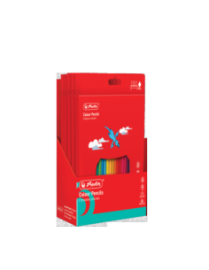 9498470,Creioane colorate hexagonale 3mm set24 2