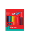 9498380,Creioane colorate ultrasoft triunghiulare 3.3mm set24