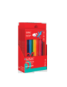 9498380,Creioane colorate ultrasoft triunghiulare 3.3mm set24
