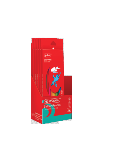 9498550,Creioane colorate jumbo triunghiulare 5mm set12