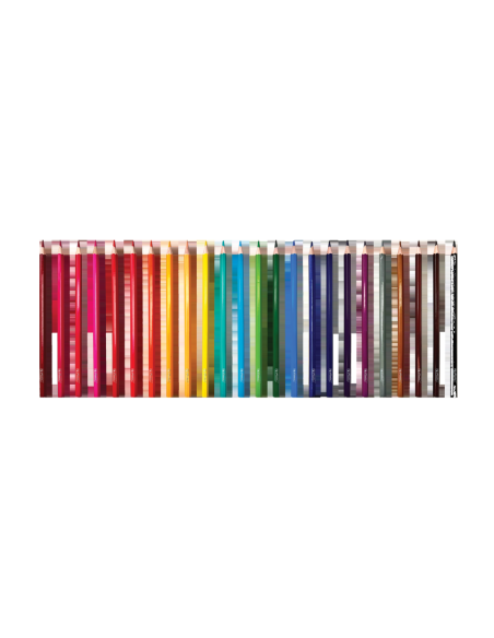 9498480,Creioane colorate hexagonale 3mm set36+ascutitoare