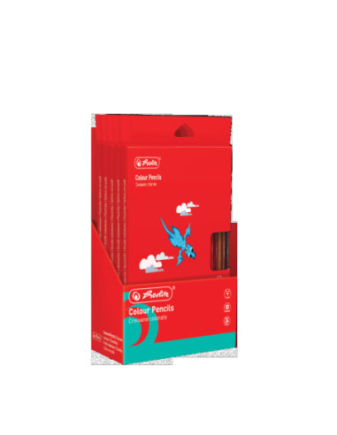 9498560,Creioane colorate patrate 3mm set24