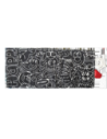 9498330,Husa roll wrap bumbac pentru creioane 36 poz culoare alb/negru