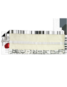 9498340,Husa roll wrap bumbac pentru creioane 48 poz culoare negru/alb