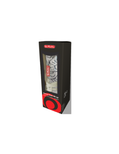 9498350,Husa roll wrap bumbac pentru creioane 72 poz culoare negru/alb