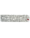 9498350,Husa roll wrap bumbac pentru creioane 72 poz culoare negru/alb