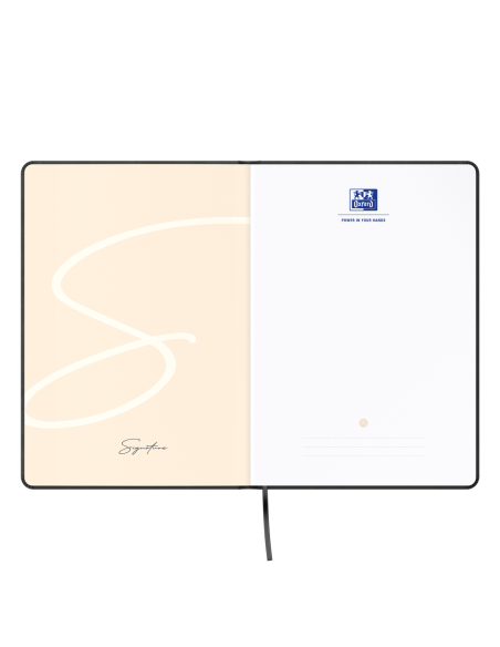 400154943-5,Caiet oxford signature a5 80f scribzee pefc dictando negru - Set 5