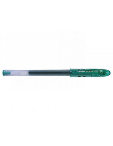 PBLSG7G-12,Roller cu gel verde 0.7mm supergel Pilot - Set 12