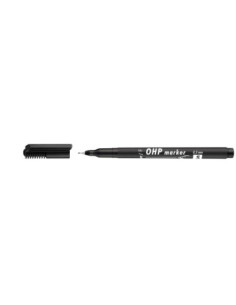 SD-6365/NEGRU-12,Marker OHP S fin permanent ICO 0.3 mm NEGRU - Set 12