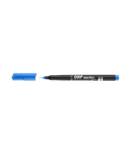 SD-6365/ALBASTRU-12,Marker OHP S fin permanent ICO 0.3 mm ALBASTRU - Set 12