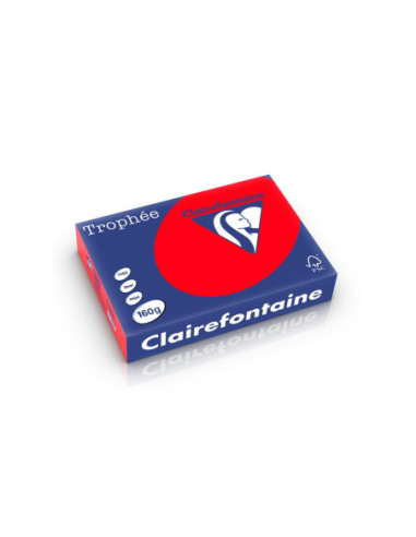 SD-HCO002/ROSU,Carton A4 160 g/mp color intens 250 file/top Clairefontaine ROSU