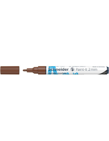 SD-PMK017/MARO-10,Marker cu vopsea acrilica Paint-It 310 2 mm Schneider MARO - Set 10