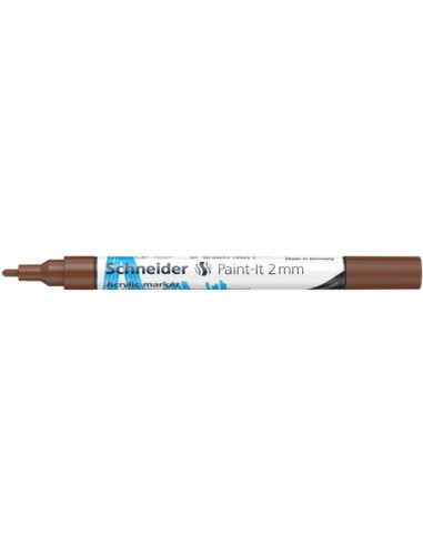 SD-PMK017/MARO-10,Marker cu vopsea acrilica Paint-It 310 2 mm Schneider MARO - Set 10