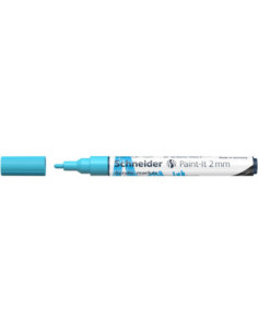SD-PMK017/BLEU-10,Marker cu vopsea acrilica Paint-It 310 2 mm Schneider BLEU - Set 10 2