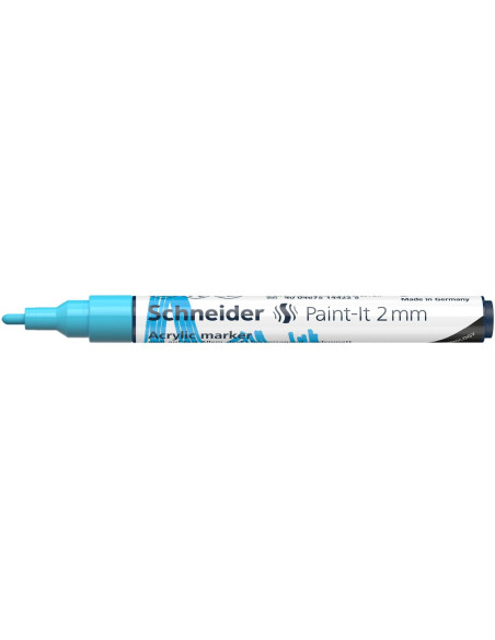 SD-PMK017/BLEU-10,Marker cu vopsea acrilica Paint-It 310 2 mm Schneider BLEU - Set 10