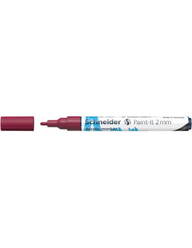 SD-PMK017/VISINIU-10,Marker cu vopsea acrilica Paint-It 310 2 mm Schneider VISINIU - Set 10