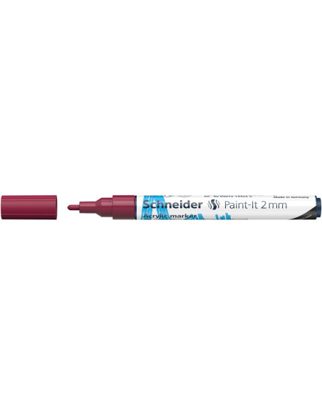 SD-PMK017/VISINIU-10,Marker cu vopsea acrilica Paint-It 310 2 mm Schneider VISINIU - Set 10