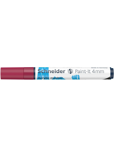 SD-PMK018/VISINIU-5,Marker cu vopsea acrilica Paint-It 320 4 mm Schneider VISINIU - Set 5