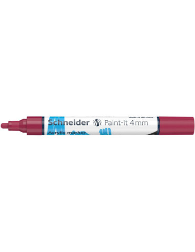 SD-PMK018/VISINIU-5,Marker cu vopsea acrilica Paint-It 320 4 mm Schneider VISINIU - Set 5