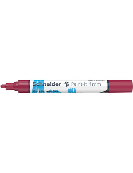 SD-PMK018/VISINIU-5,Marker cu vopsea acrilica Paint-It 320 4 mm Schneider VISINIU - Set 5