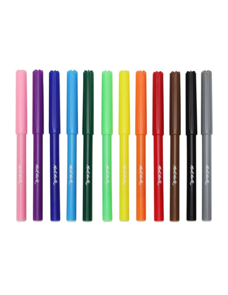 SD-SKR525-12,Carioca tip marker basic pentru copii Mont Marte12 buc /set