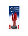 Set 12 Pixuri Pensan Star Tech, 1 mm, Rosu