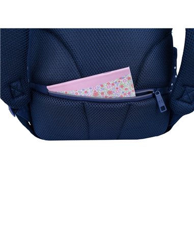 Ghiozdan scoala Oxford, 3 compartimente, 44 x 29 x 22 cm, Motiv Dots