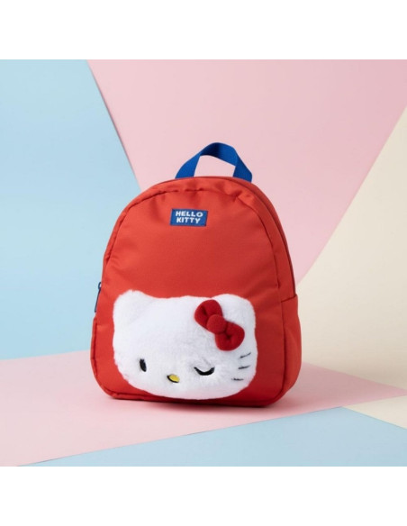 G771,Ghiozdan gradinita Cerda 628906, motiv Hello Kitty, 19 cm, 1 compartiment, 19 x 20 x 6 cm