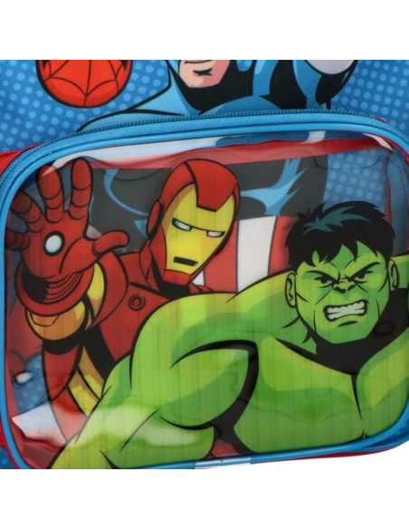 G776,Ghiozdan gradinita Cerda 629286, motiv Avengers, 25 cm, 2 compartiment, 25 x 30 x 12 cm