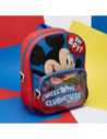 G778,Ghiozdan gradinita Cerda 677416, motiv Mickey, 25 cm, 2 compartimente, 25 x 30 x 12 cm