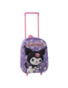 G785,Ghiozdan gradinita tip troller Cerda 630046, motiv Kuromi 3D, 25 cm, 1 compartiment, 25 x 30 x 12 cm