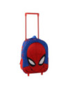 G787,Ghiozdan gradinita tip troller Cerda 629903, motiv Spiderman 3D, 25 cm, 1 compartiment, 25 x 30 x 12 cm