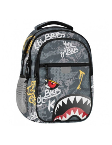 G843,Ghiozdan Starpak 576248, motiv Shark, 40 cm, 40 x 29 x 20cm