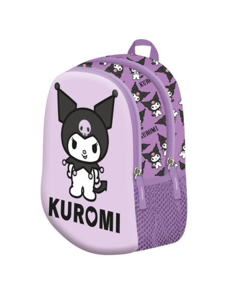 Ghiozdan gradinita St.Majewski Kuromi Violet, 30 cm, 2 compartimente, D6, 694141