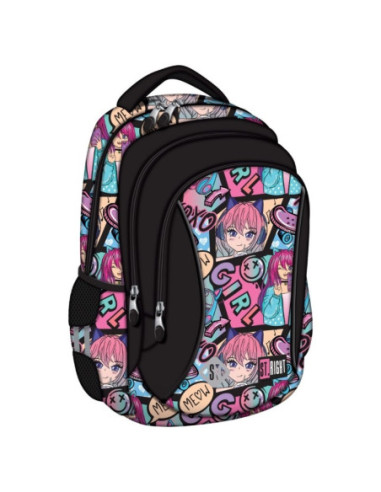 G819,Ghiozdan St.Majewski St.Right Manga Girl BP26, 39cm, 3 compartimente, 697982