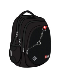 G856,Ghiozdan St.Majewski St. Right X White, 42cm, 4 compartimente, BP06, 683398