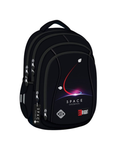 G860,Ghiozdan St.Majewski St. Right Deep Space, 43cm, 4 compartimente, BP04, 697777