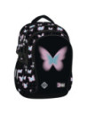 G862,Ghiozdan St.Majewski St. Right Pastel Butterfly, 43cm, 4 compartimente, BP01, 696985
