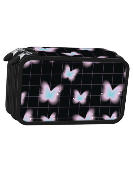 Penar echipat St.Majewski St. Right Pastel Butterfly, 2 fermoare, 697029
