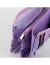P4837,Penar neechipat Cerda Kuromi, 1 fermoar, 3 compartimente, 22.5x11.5x2cm, 631012