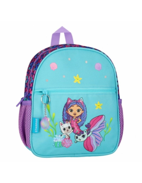 Ghiozdan gradinita Starpak Gabby's Dollhouse, 26cm, 1 compartiment, 26x23x9cm, 575071