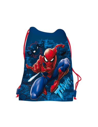 S2458,Sac incaltaminte pentru copii St.Majewski Spiderman 651335, 33.4x44.5cm