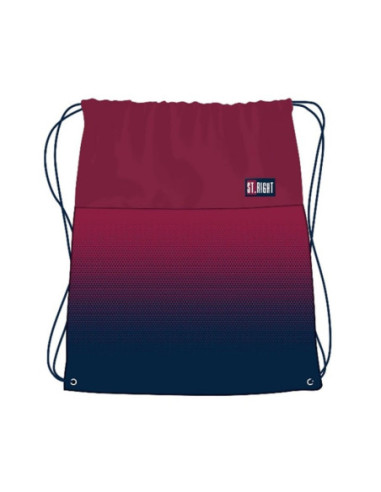 S2620,Sac incaltaminte pentru copii St.Majewski St.Right Burgund Gradient, 43cm, grena cu bleumarin